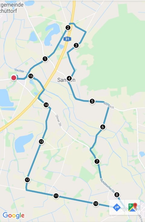 2021 Route FahrradRallye